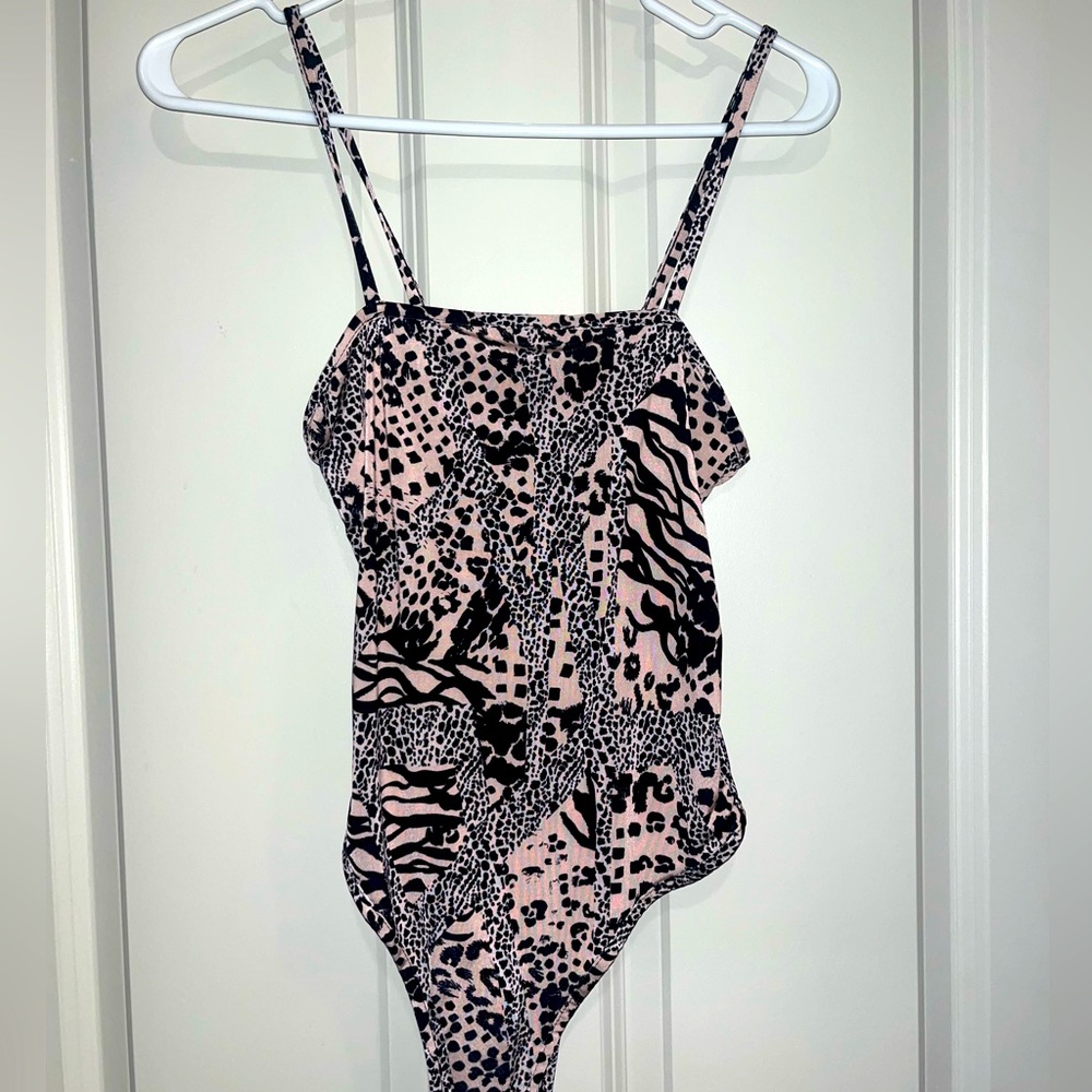 NASTYGAL animal print bodysuit